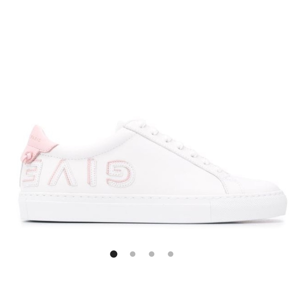 Givenchy White & Pink Tennis Shoe